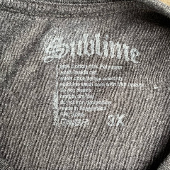 Sublime Rock Band T-Shirt NWOT size 3 XL Grey - Picture 4 of 4